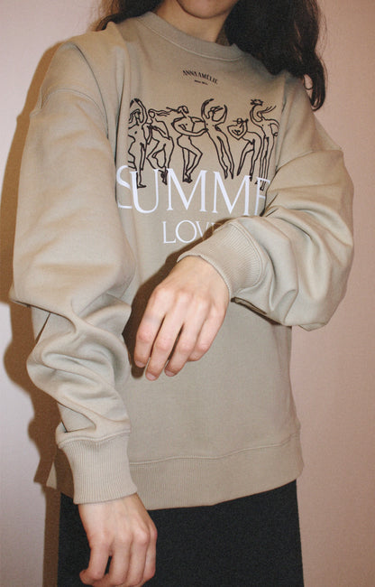 “SUMMER LOVERS” SWEATER | TAUPE BEIGE