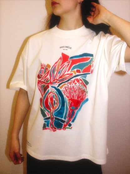 “ARCADIA” OVERSIZED T-SHIRT | CREME