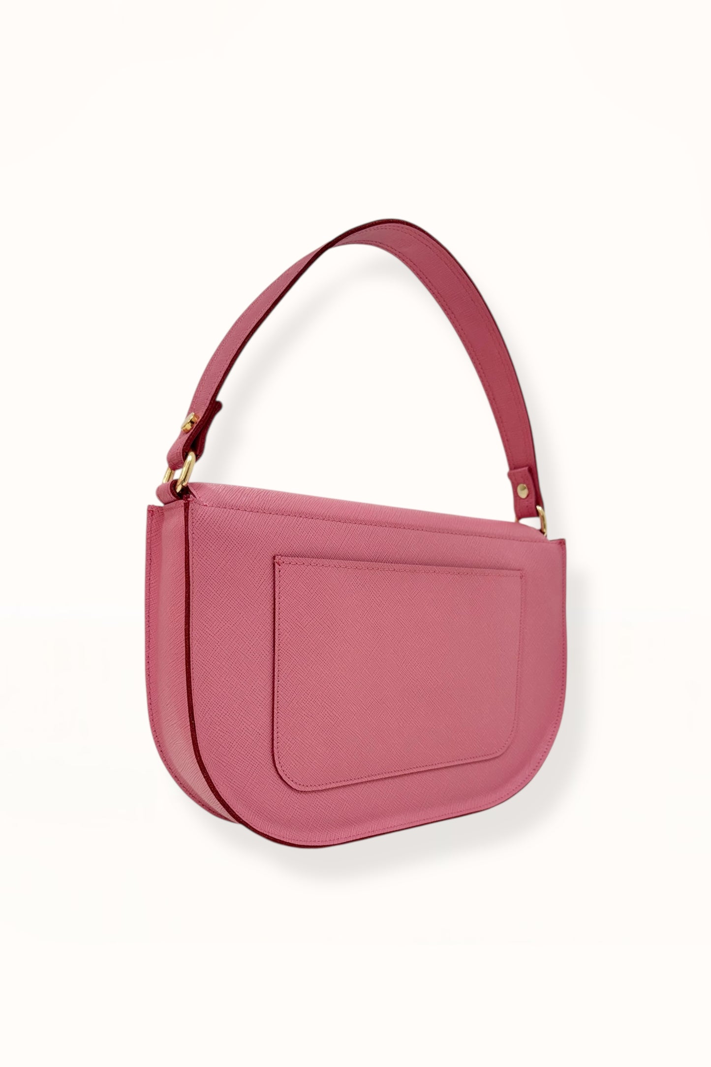 AUDREY BAG - CANDY PINK SAFFIANO LEATHER
