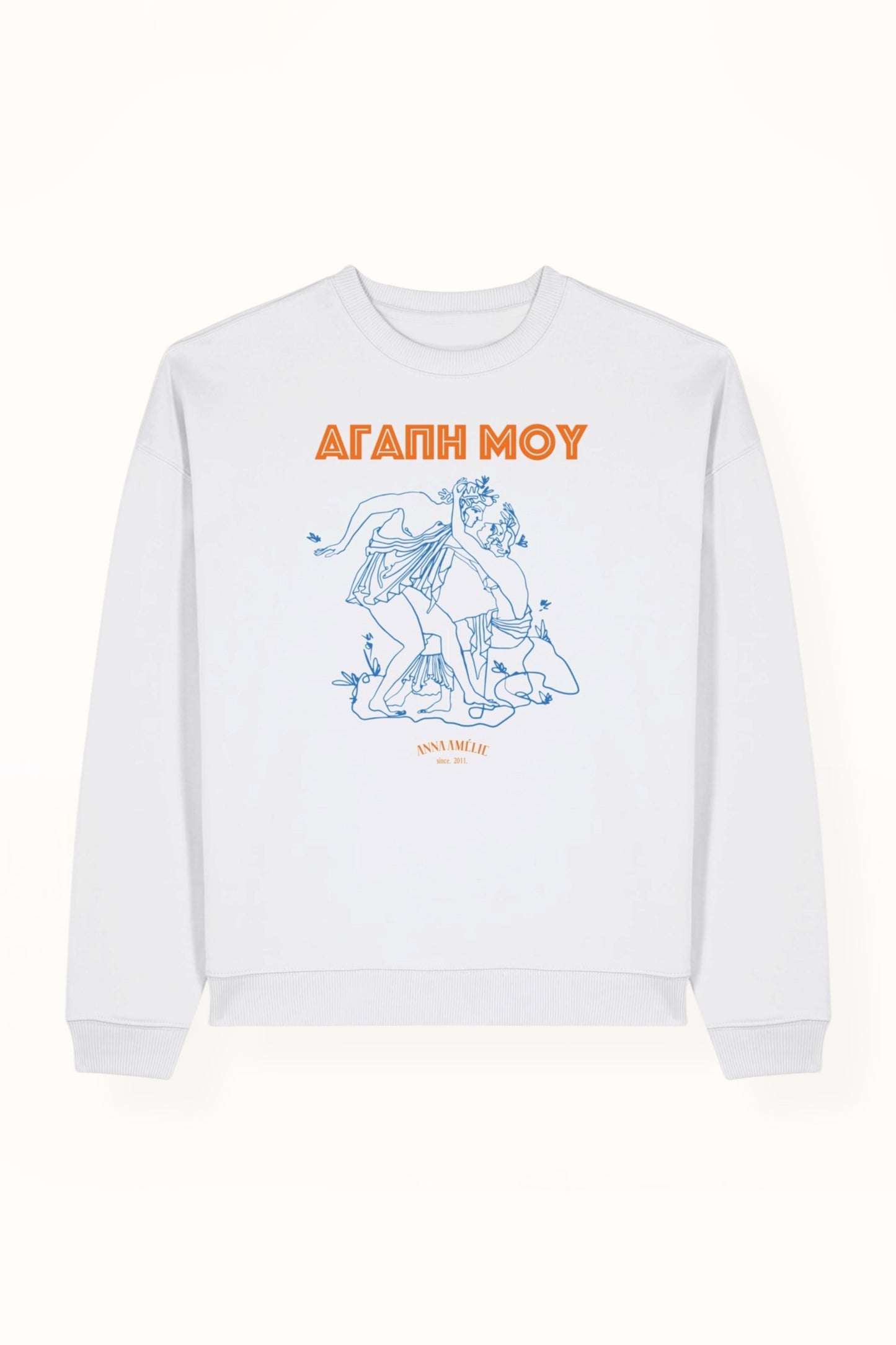 “AGAPI MOU” SWEATER | WHITE