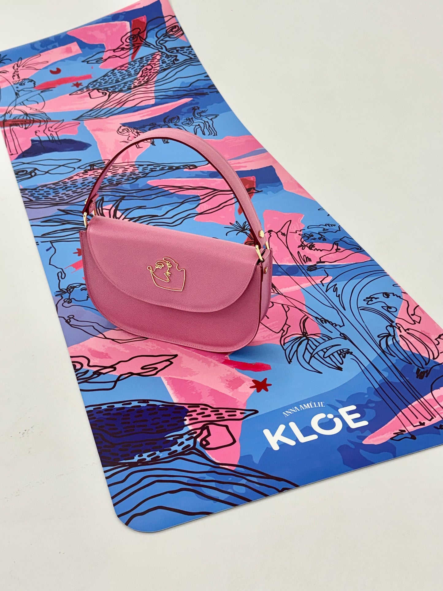 AUDREY BAG - CANDY PINK SAFFIANO LEATHER