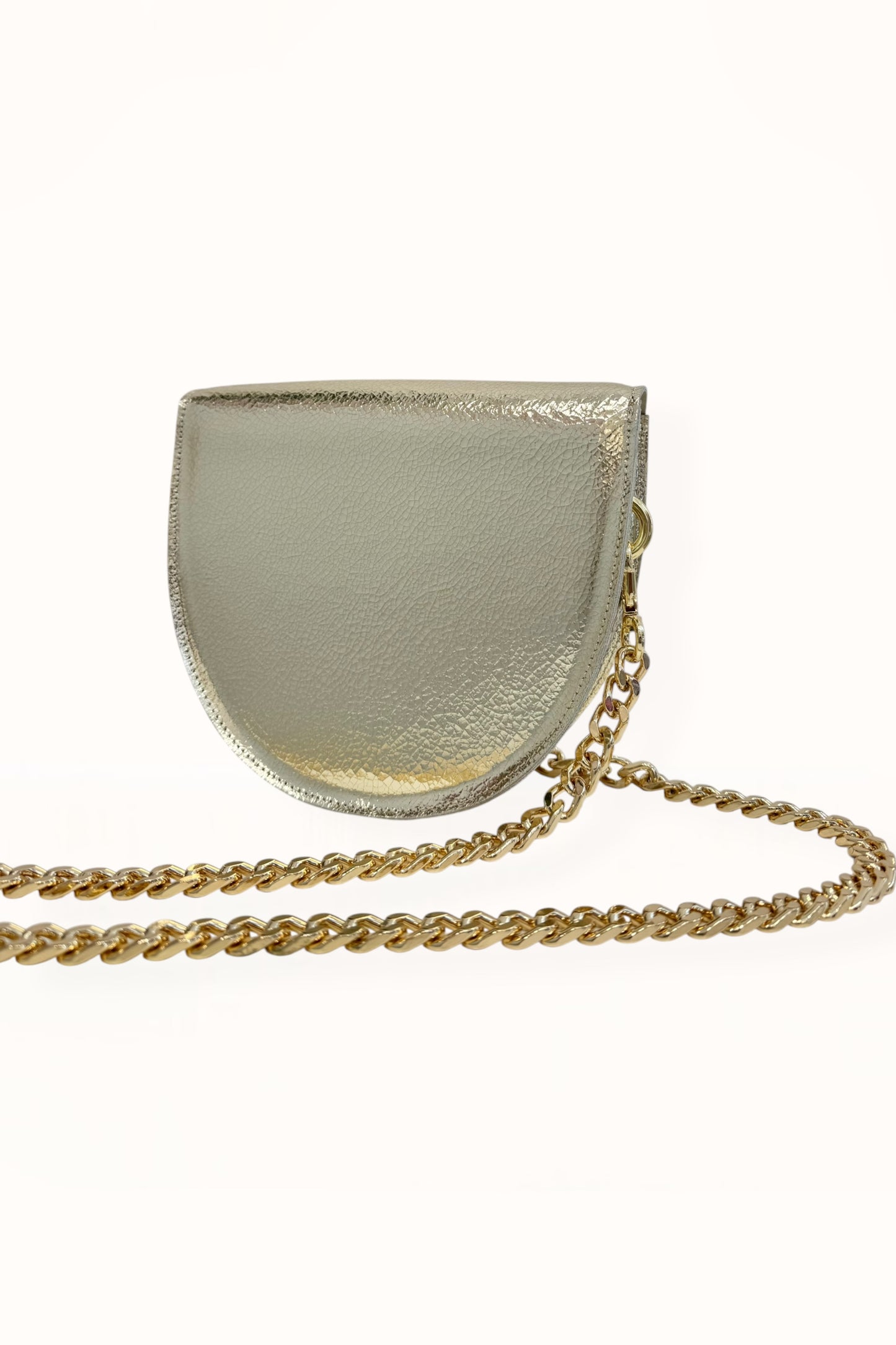 DORIS BAG - CHAMPAGNE CRACKED LEATHER