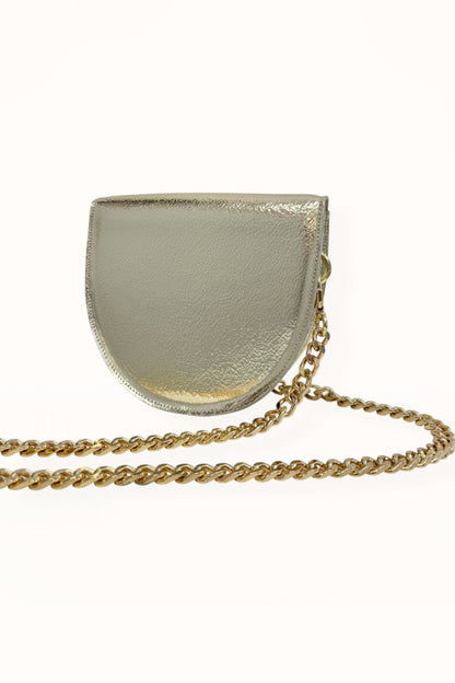 DORIS BAG - CHAMPAGNE CRACKED LEATHER