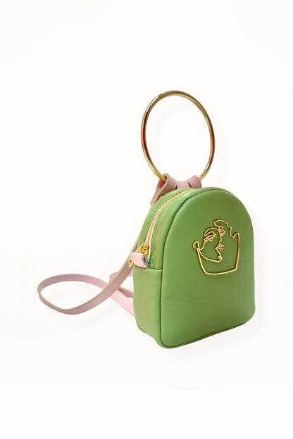 DORA BABY BACKPACK -  PISTACHIO GREEN | COLOR BLOCK