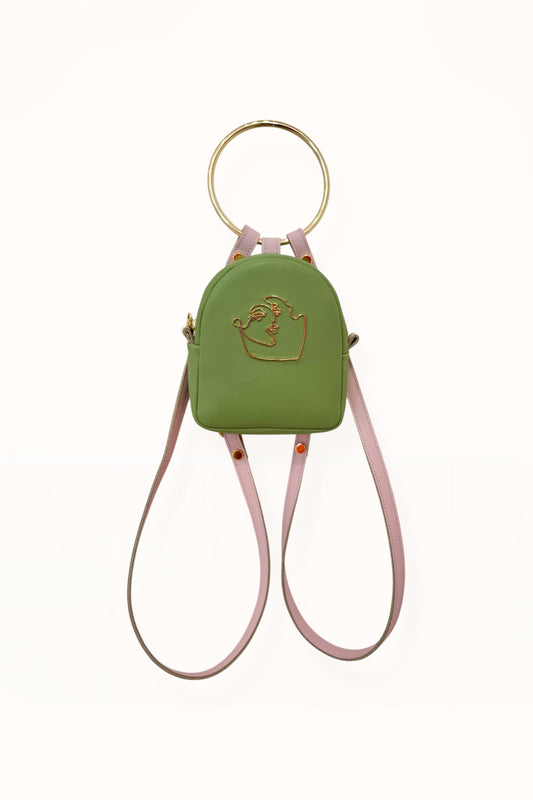 DORA BABY BACKPACK -  PISTACHIO GREEN | COLOR BLOCK