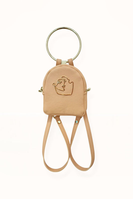 DORA BABY BACKPACK - PEACHY NUDE | COLOR BLOCK