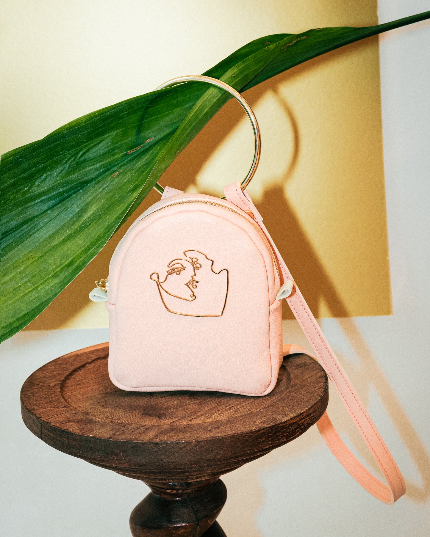 DORA BABY BACKPACK - PEACHY NUDE | COLOR BLOCK