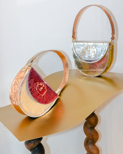 DEMI BAG - METALLIC COLOR BLOCK #2 LEATHER