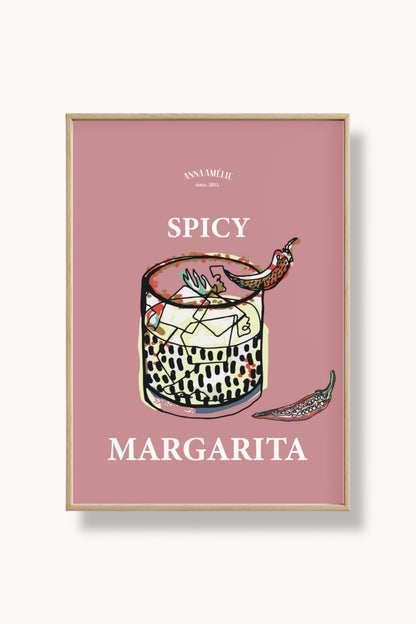 “SPICY MARGARITA | COCKTAIL” - POSTER