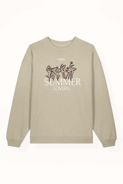 “SUMMER LOVERS” SWEATER | TAUPE BEIGE