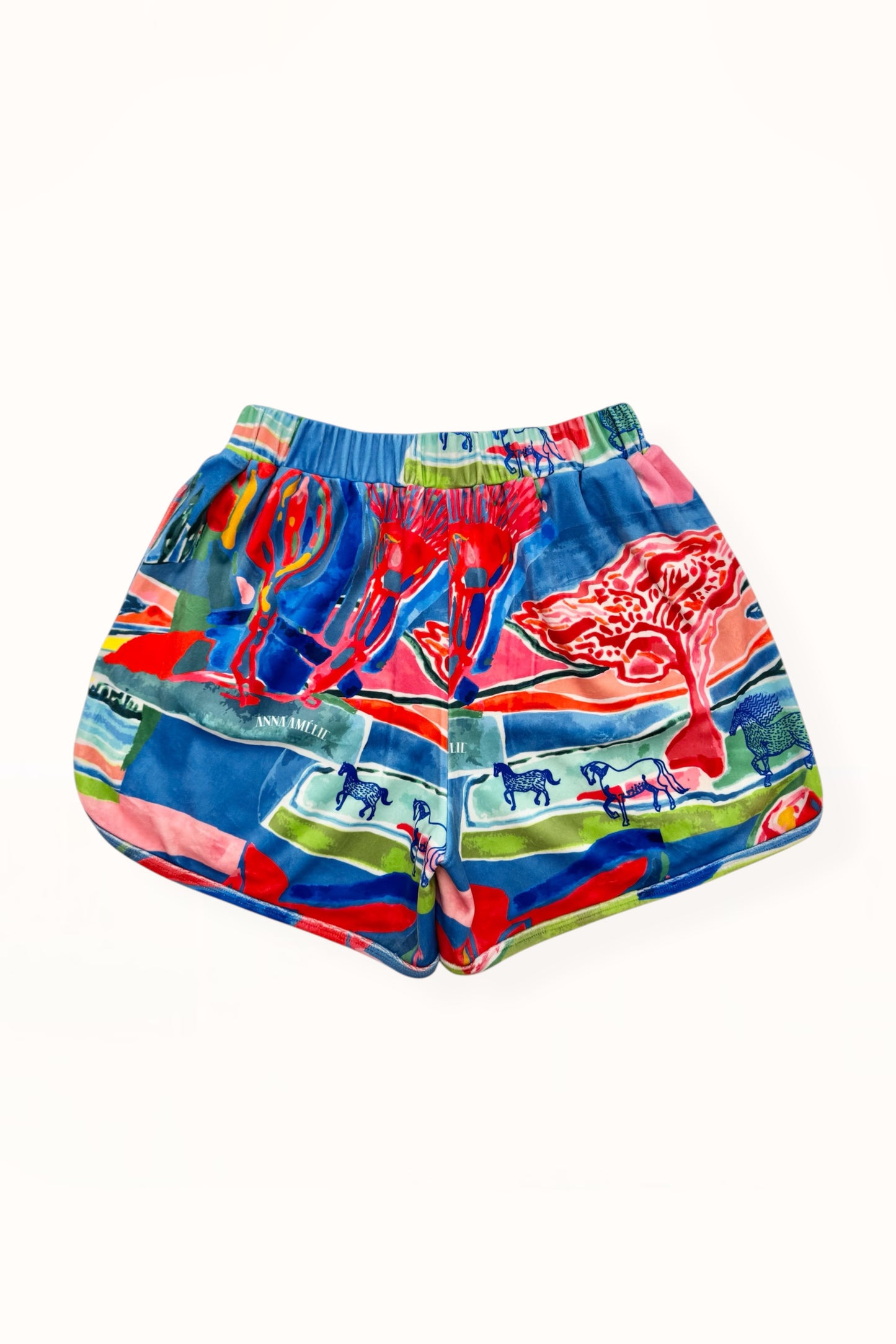 VELVET SHORTS - “PACIFIST PRINT” | WATERCOLOR