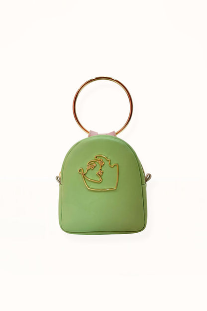 DORA BABY BACKPACK -  PISTACHIO GREEN | COLOR BLOCK