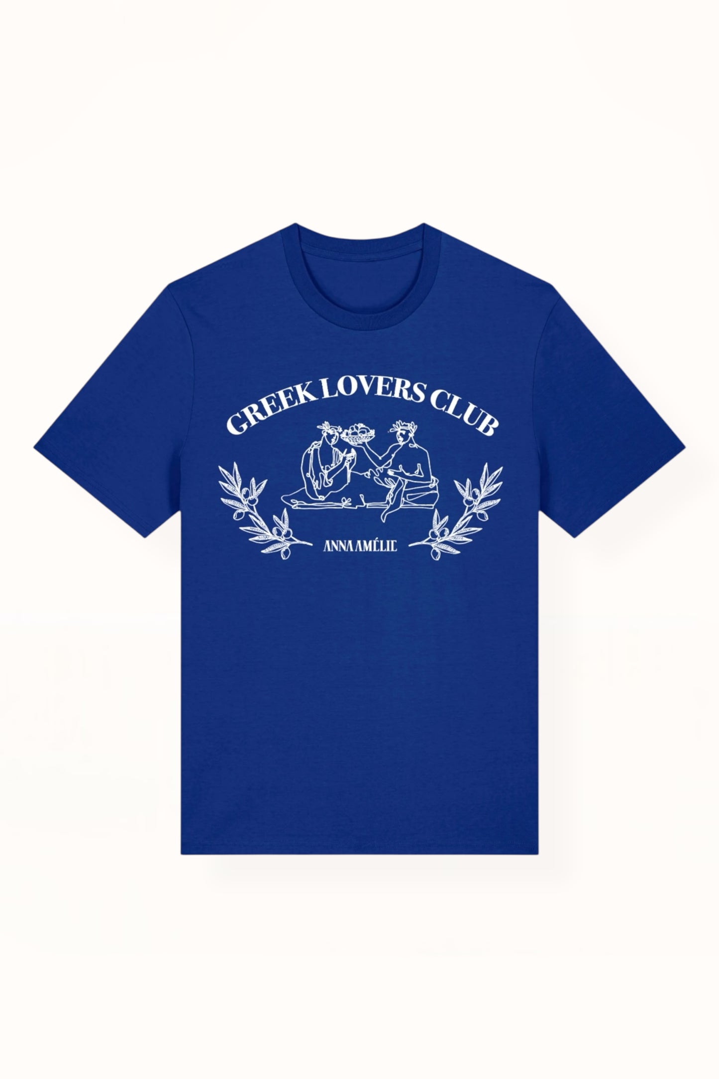 “GREEK LOVERS CLUB” CLASSIC T-SHIRT | AEGEAN BLUE