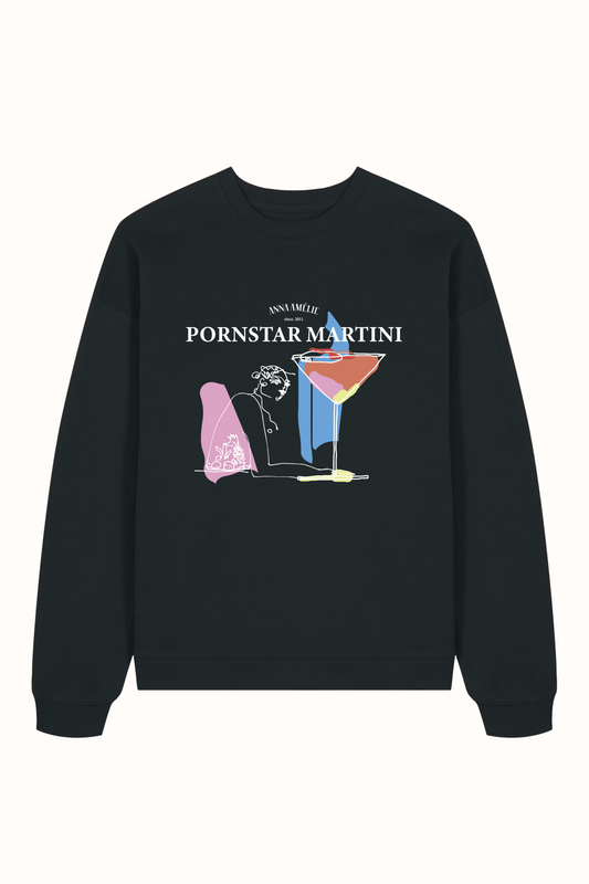 “PORNSTAR MARTINI” SWEATER | BLACK