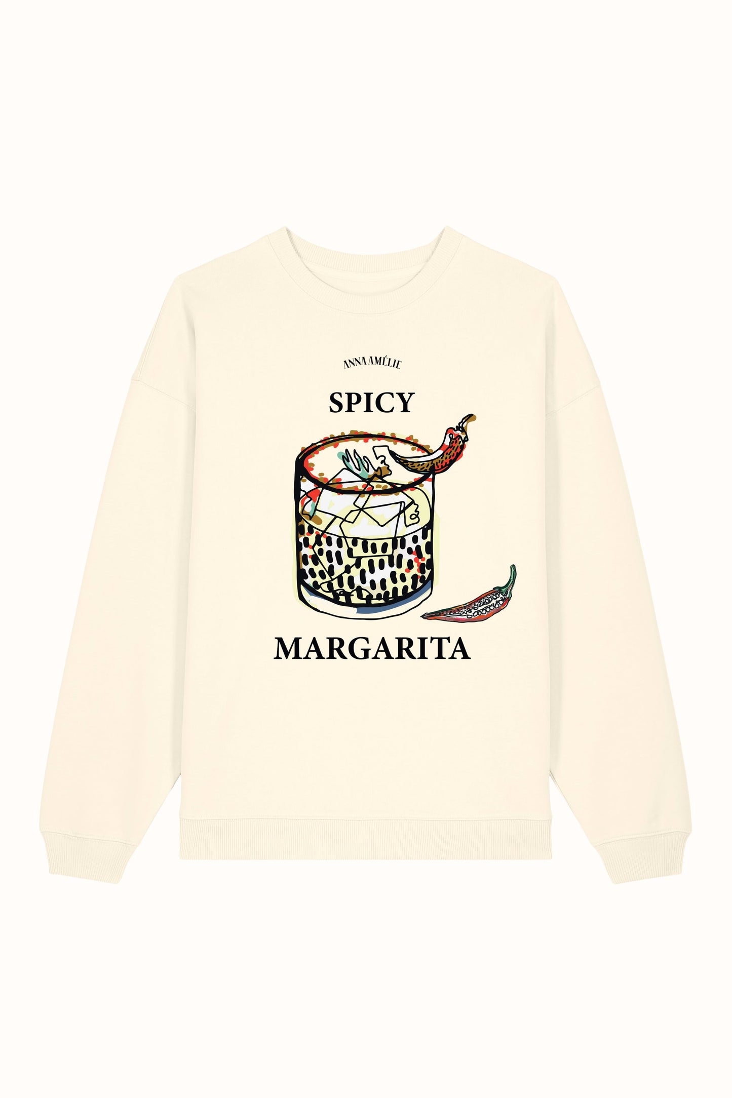 “SPICY MARGARITA” SWEATER | CREME
