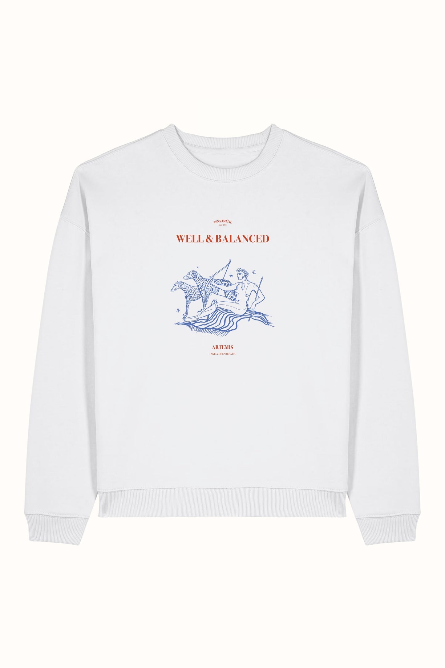 “WELL & BALANCED” SWEATER | WHITE